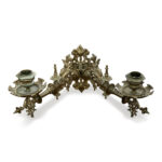 Brass double sconce c.1880