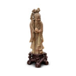 Carved soapstone Chinese figure