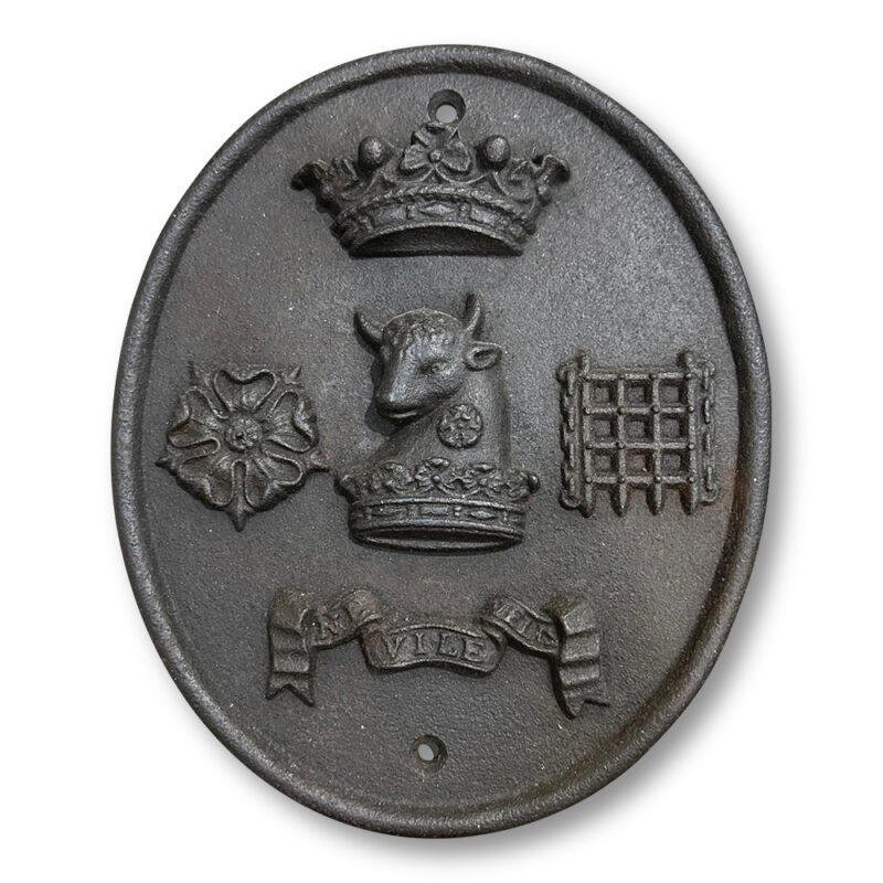 Cast iron plaque c.1860