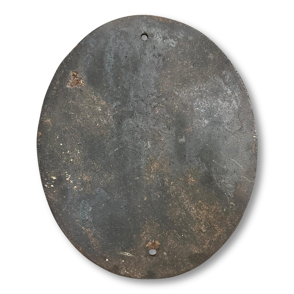 Cast iron plaque c.1860