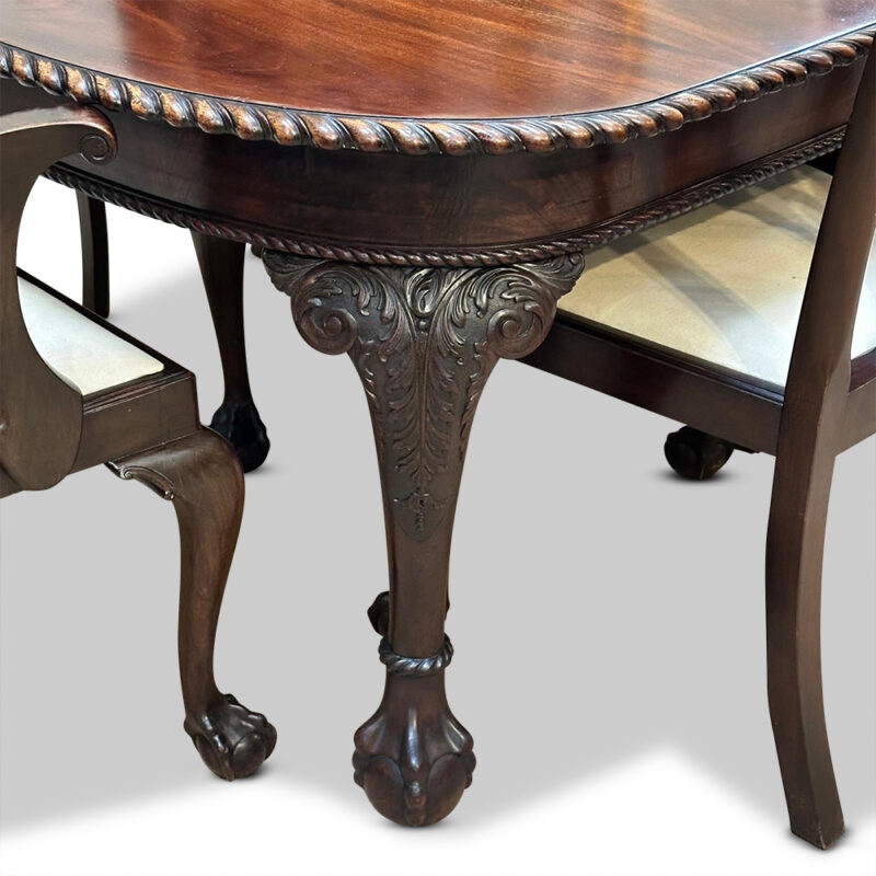 Chippendale dining table