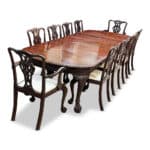 Chippendale style dining setting