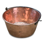 Copper firewood pot c.1880