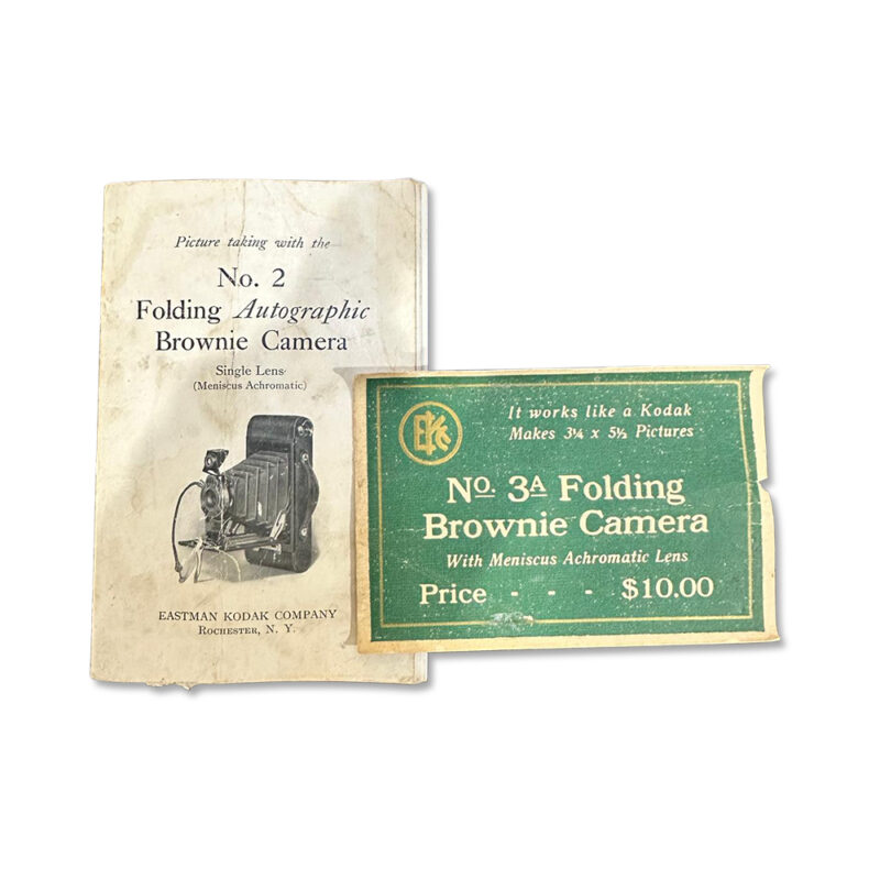 Eastman Kodak Folding brownie camera no. 3A c.1900 instructions