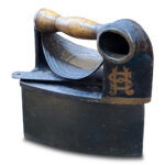 English box coal iron with chimney
