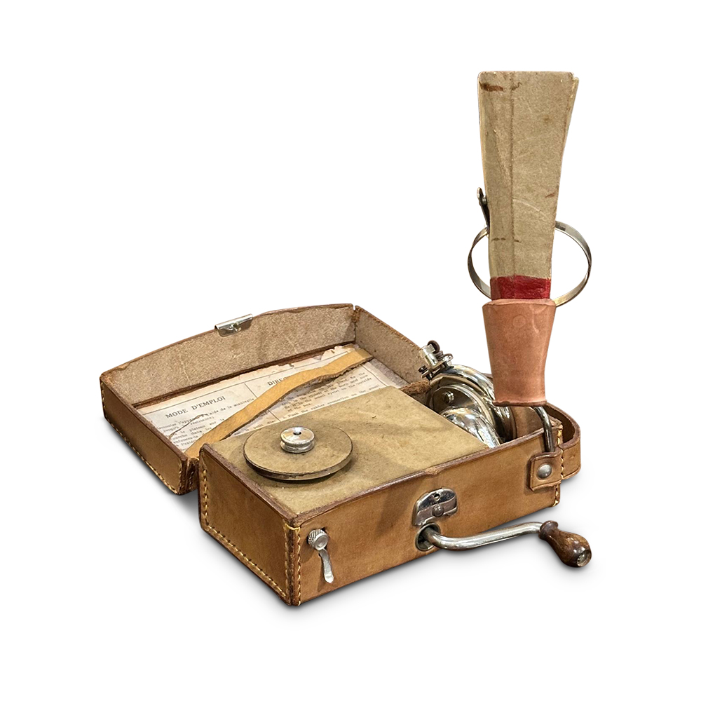 French gypsy miniature gramophone c.1920 front