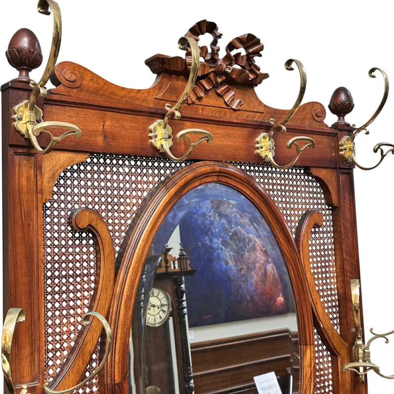 French walnut hallstand