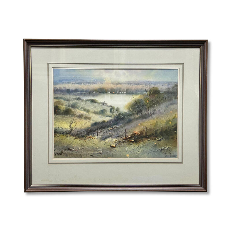 Ivars Janson painting The Murray at Bow Hill