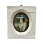 Ivory framed miniature portrait of Countess Spencer c.1870
