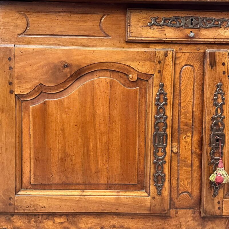 Louis XV walnut two door buffet c.1750
