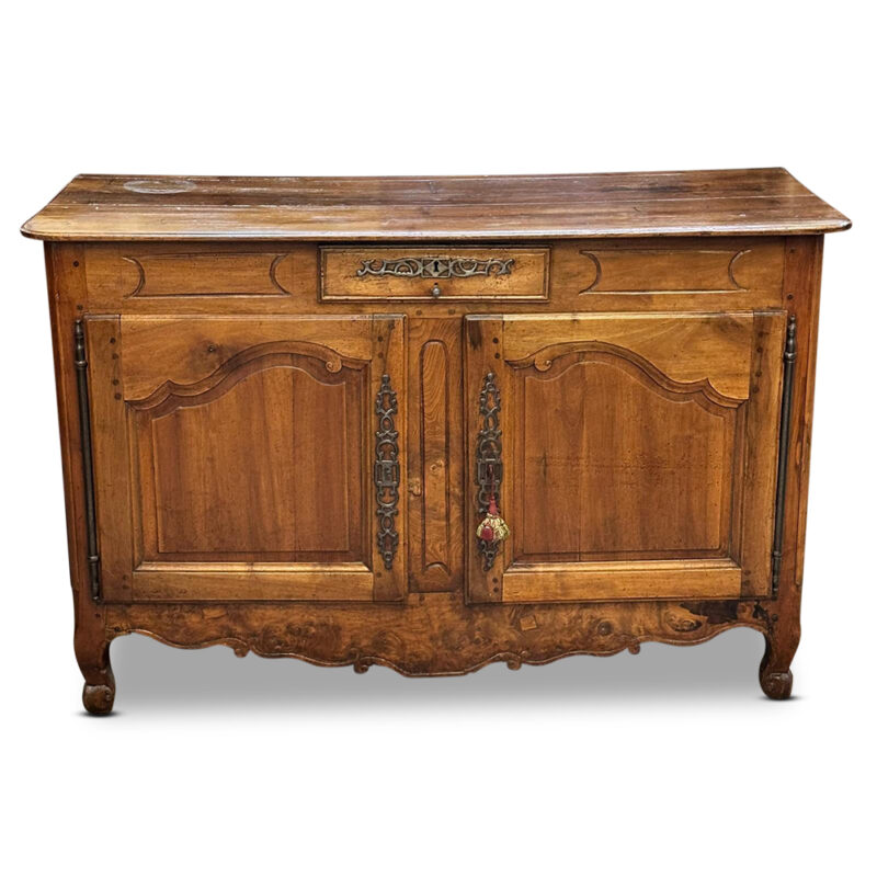 Louis XV walnut two door buffet c.1750