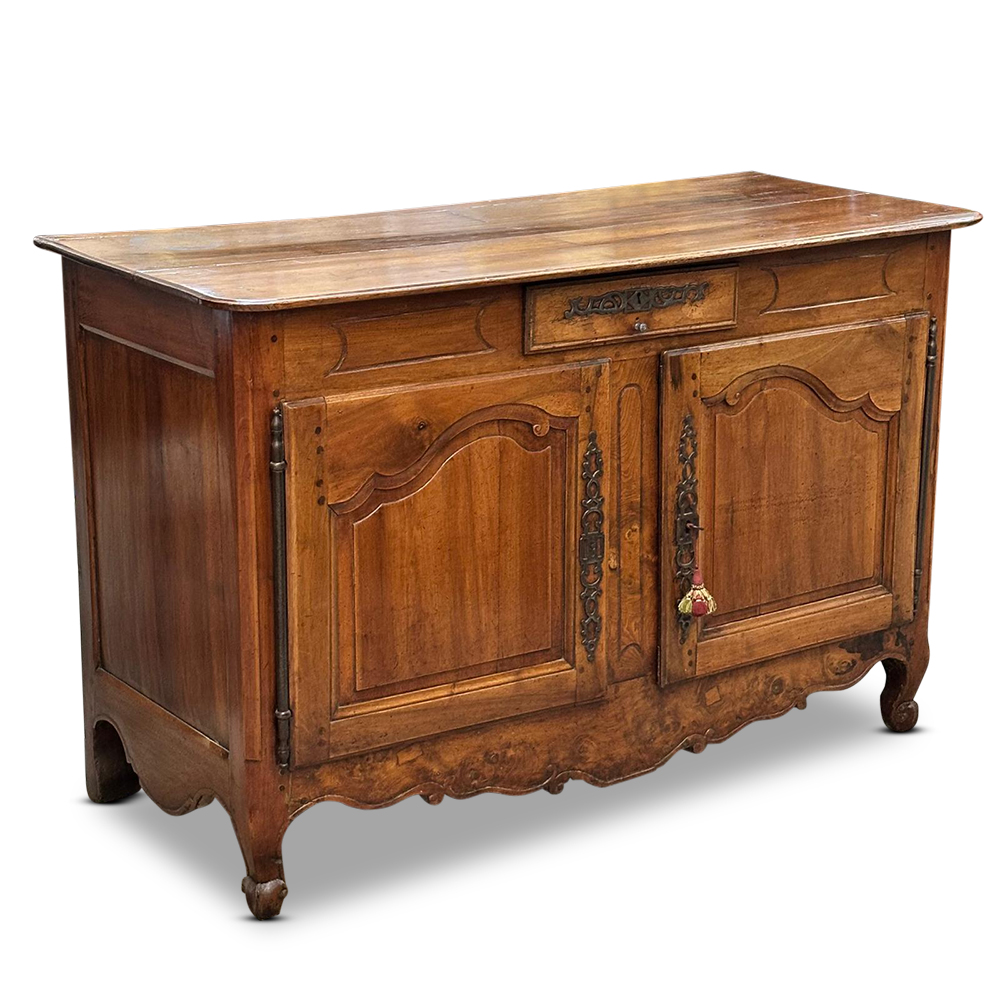 Louis XV walnut two door buffet c.1750
