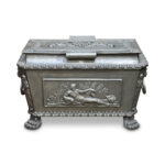 Rare Regency cast iron strong box c.1820