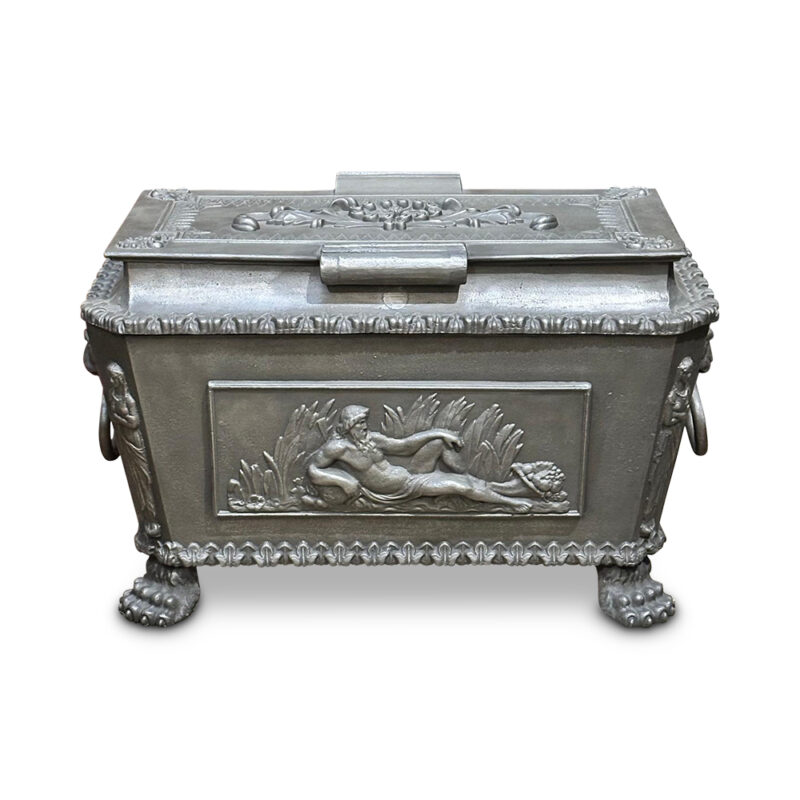 Rare Regency cast iron strong box c.1820