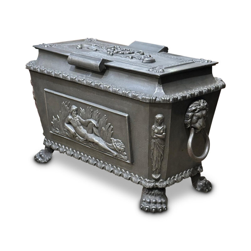Rare Regency cast iron strong box c.1820