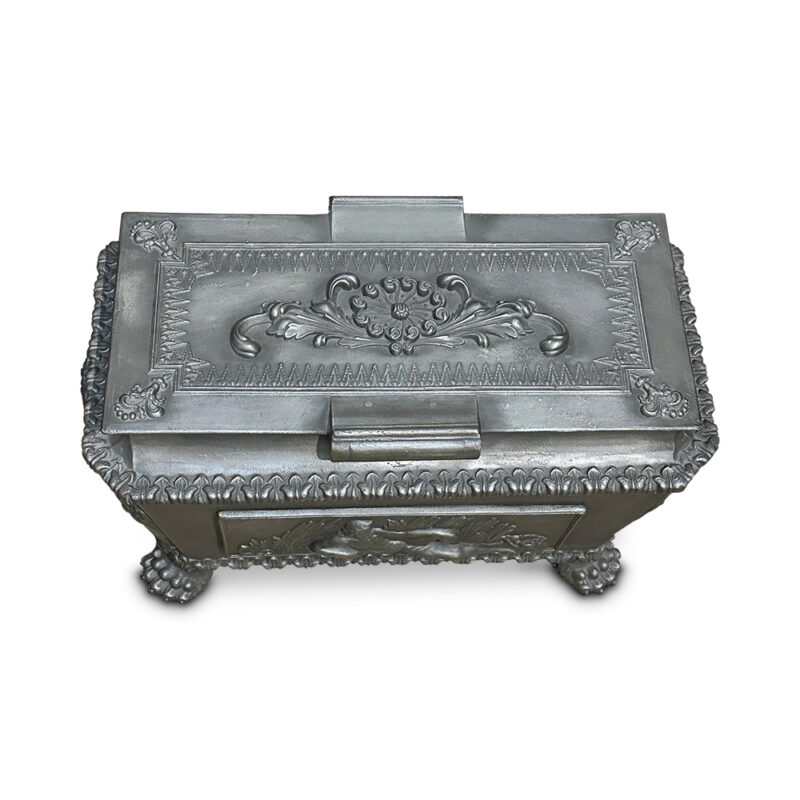 Rare Regency cast iron strong box c.1820