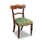 Set 5 Victorian mahogany dining chairs
