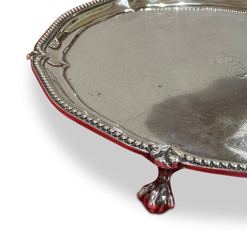 Sterling silver tray Chester 1883