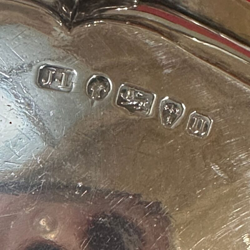 Sterling silver tray Chester 1883