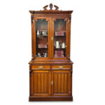 Superb Australian cedar two section bookcase c.1880