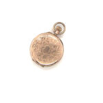 Victorian 9ct gold ladies pocket watch