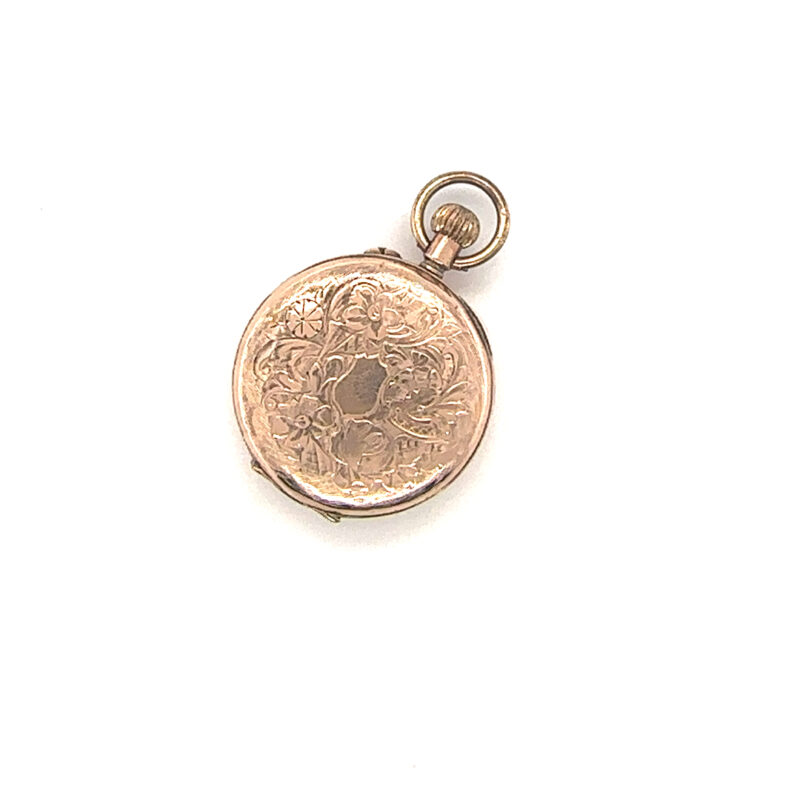 Victorian 9ct gold ladies pocket watch