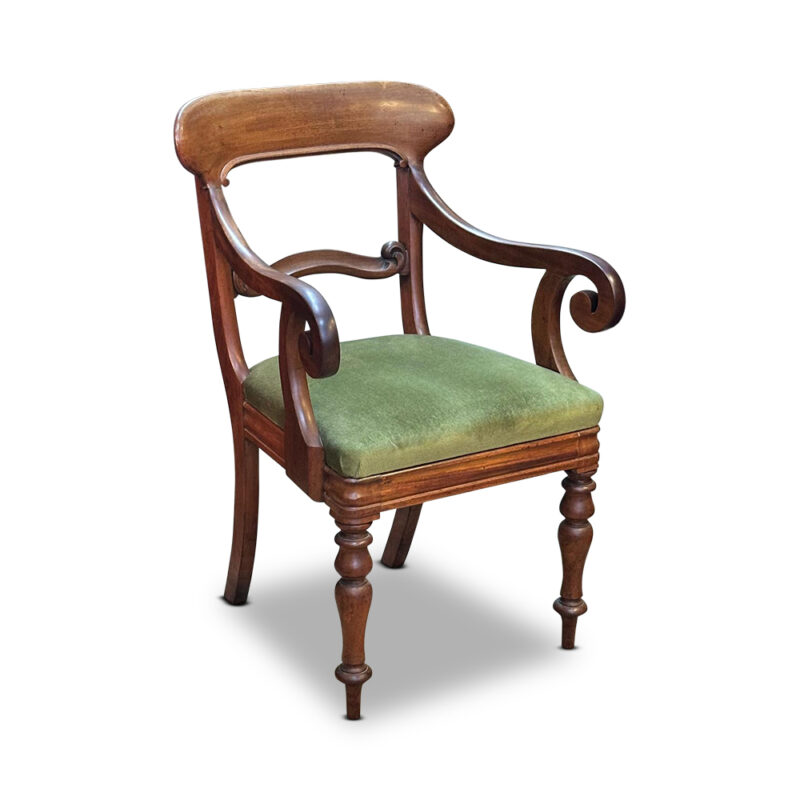 Victorian mahogany carver chair