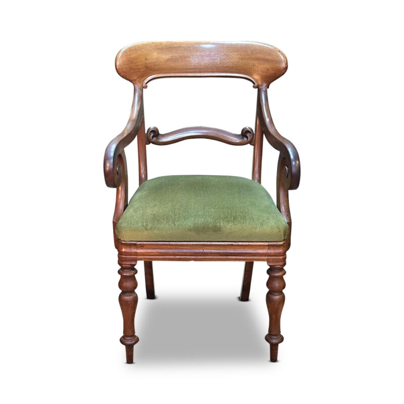 Victorian mahogany carver chair