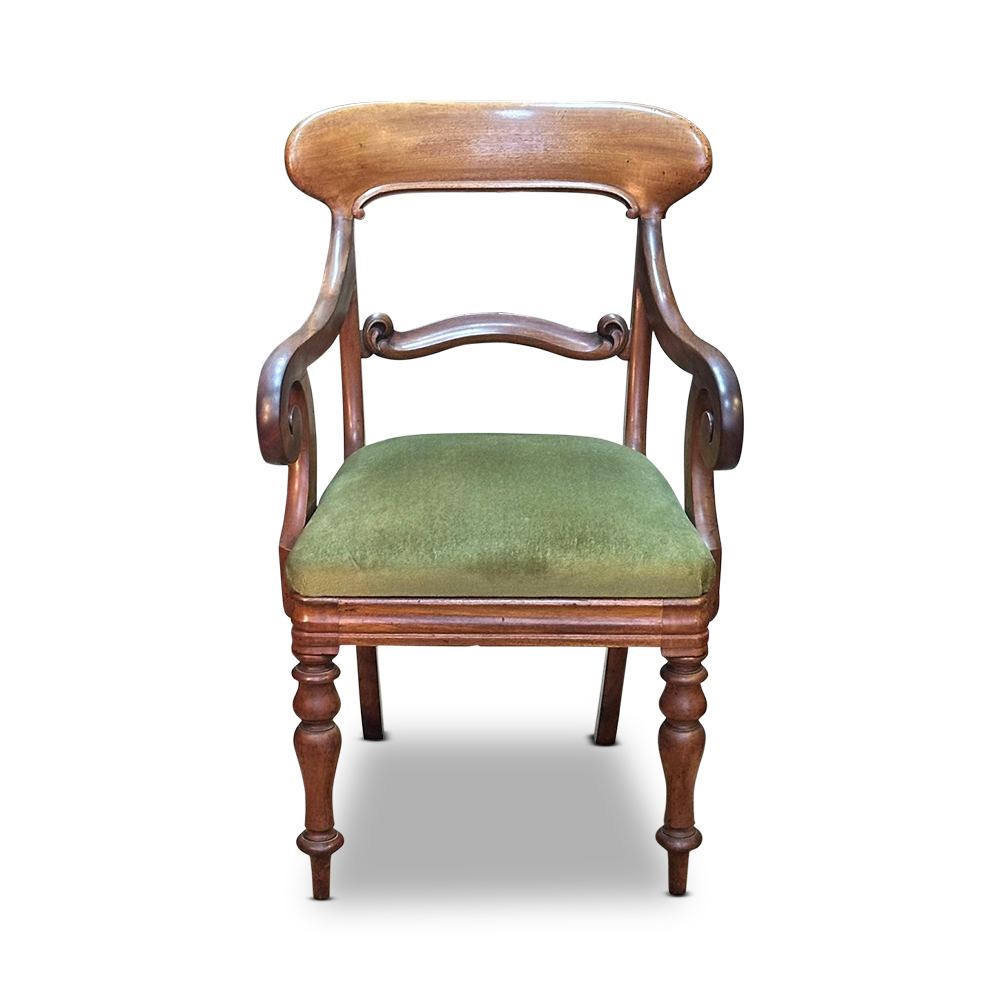 Victorian mahogany carver chair