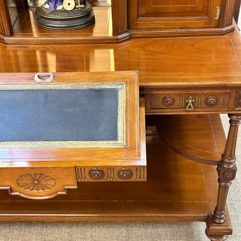 Victorian walnut ladies writing desk