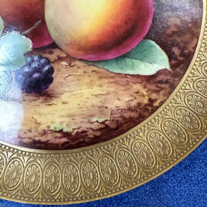 Wedgewood fruit plate by AD Holland