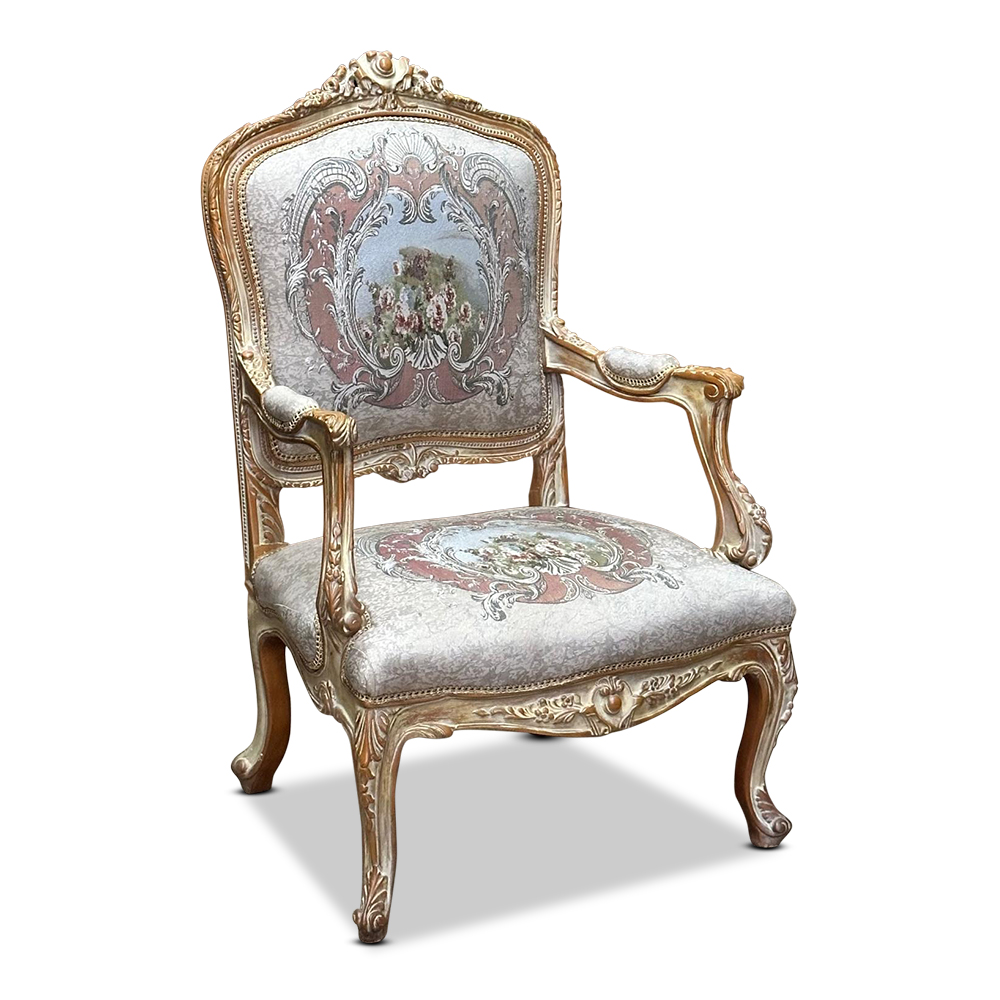 Pr quality French reproduction arm chairs