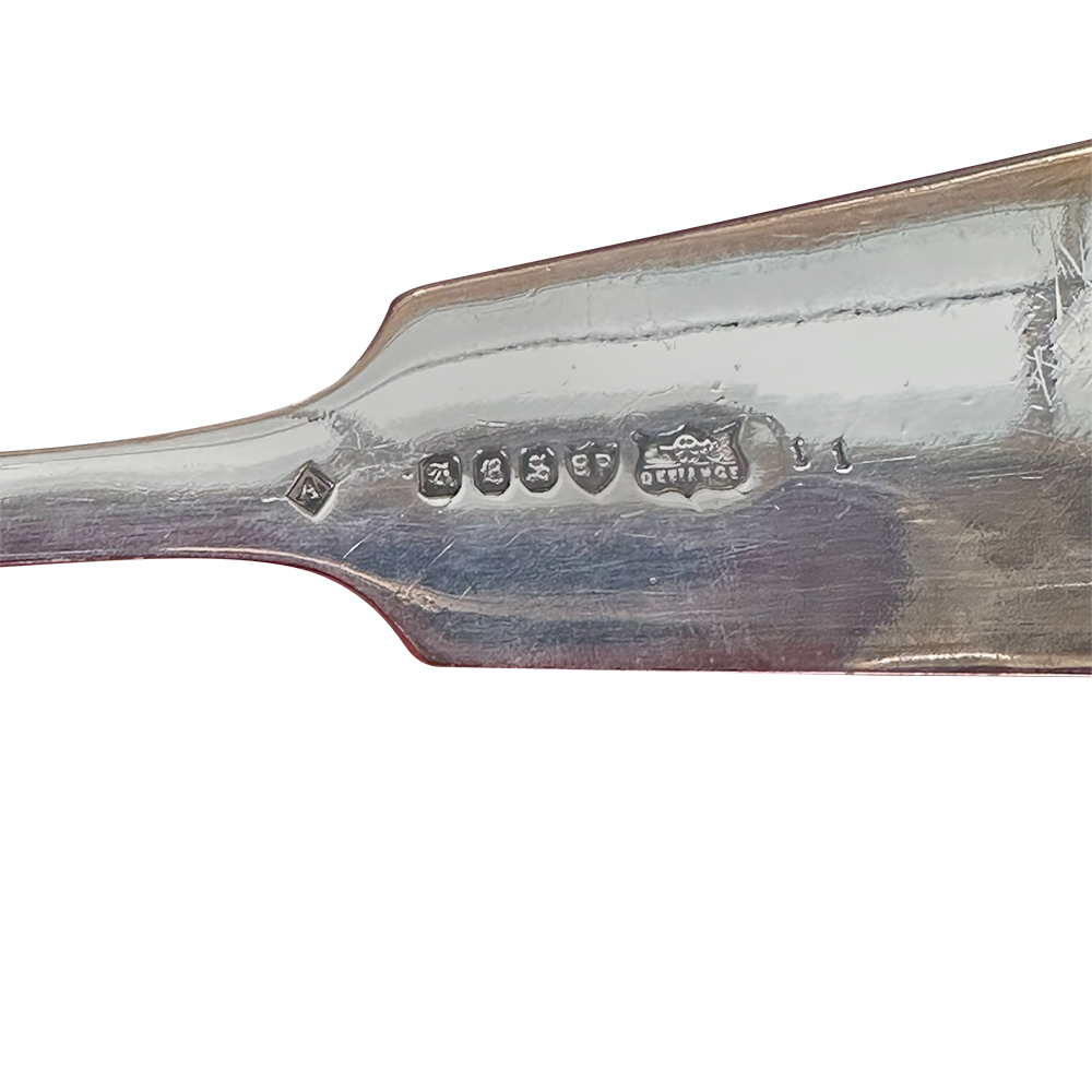 silver plated ladle