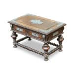 Euro jewellery box with silver mounts c.1880