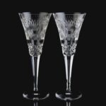 Pr Waterford crystal champagne toasting flutes prosperity