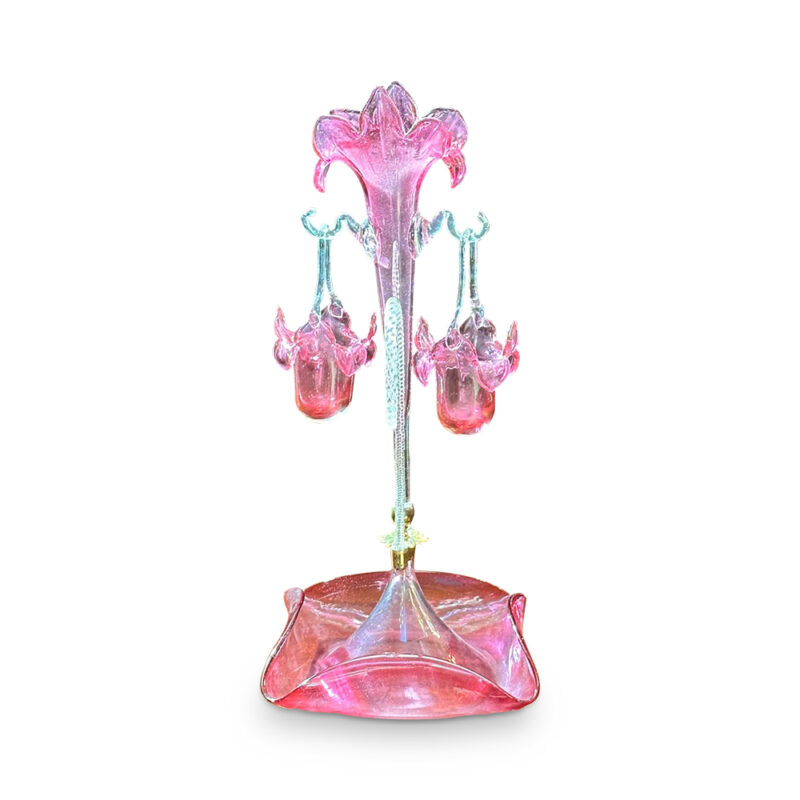 Victorian ruby glass epergne