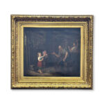 19th century Flemish oil painting Dit le Jeune
