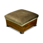 Australian fiddle back blackwood square footstool c.1880