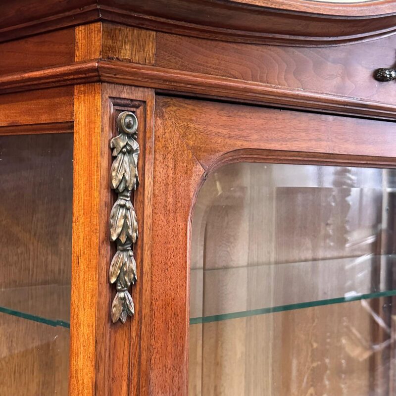 French parquetry display cabinet c.1890