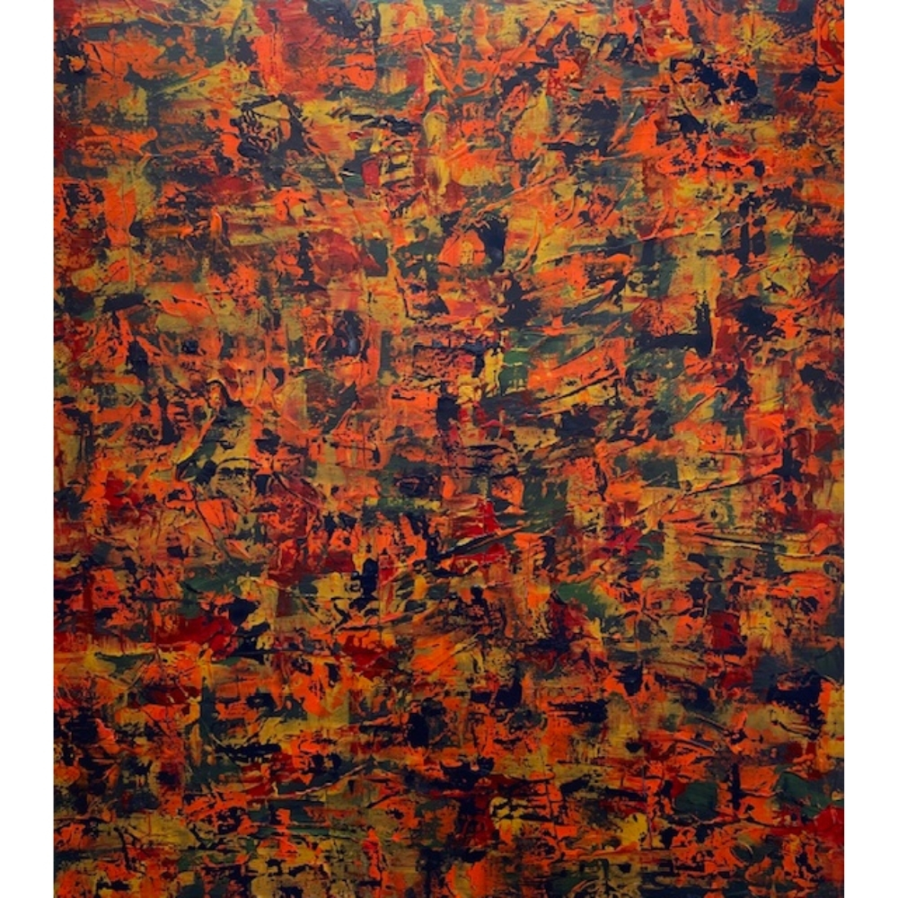 Autumn painting by Lisa Dallarosa