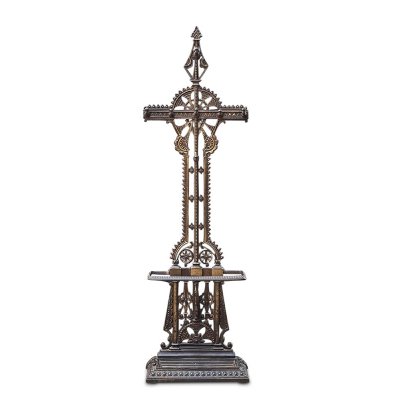 English cast iron hall stand c.1890