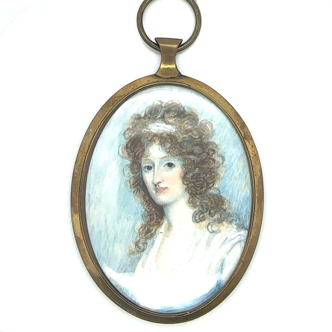 English ivory miniature c.1820