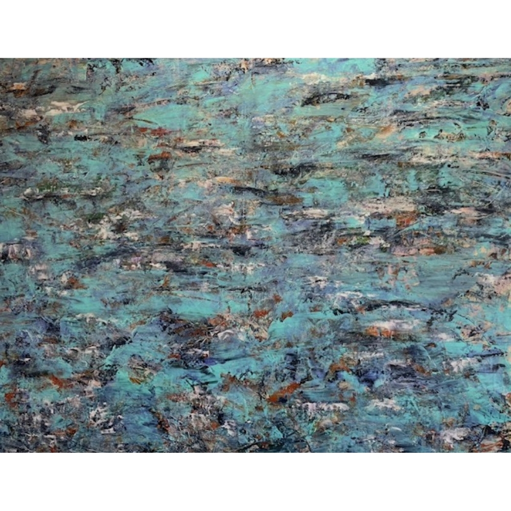 Estuary painting by Lisa Dallarosa