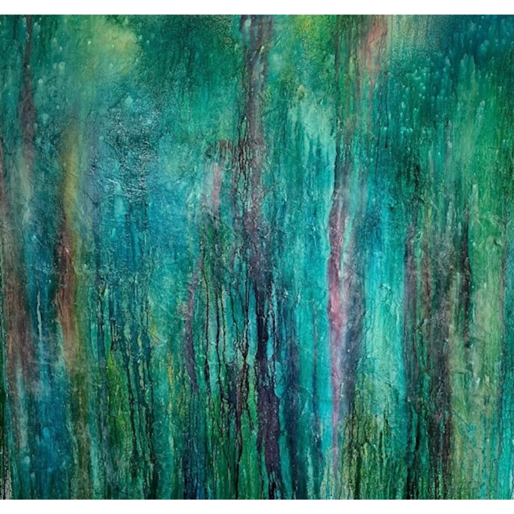 Forest Canopy painting by Lisa Dallarosa
