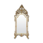 French giltwood pointed mirror c.1860
