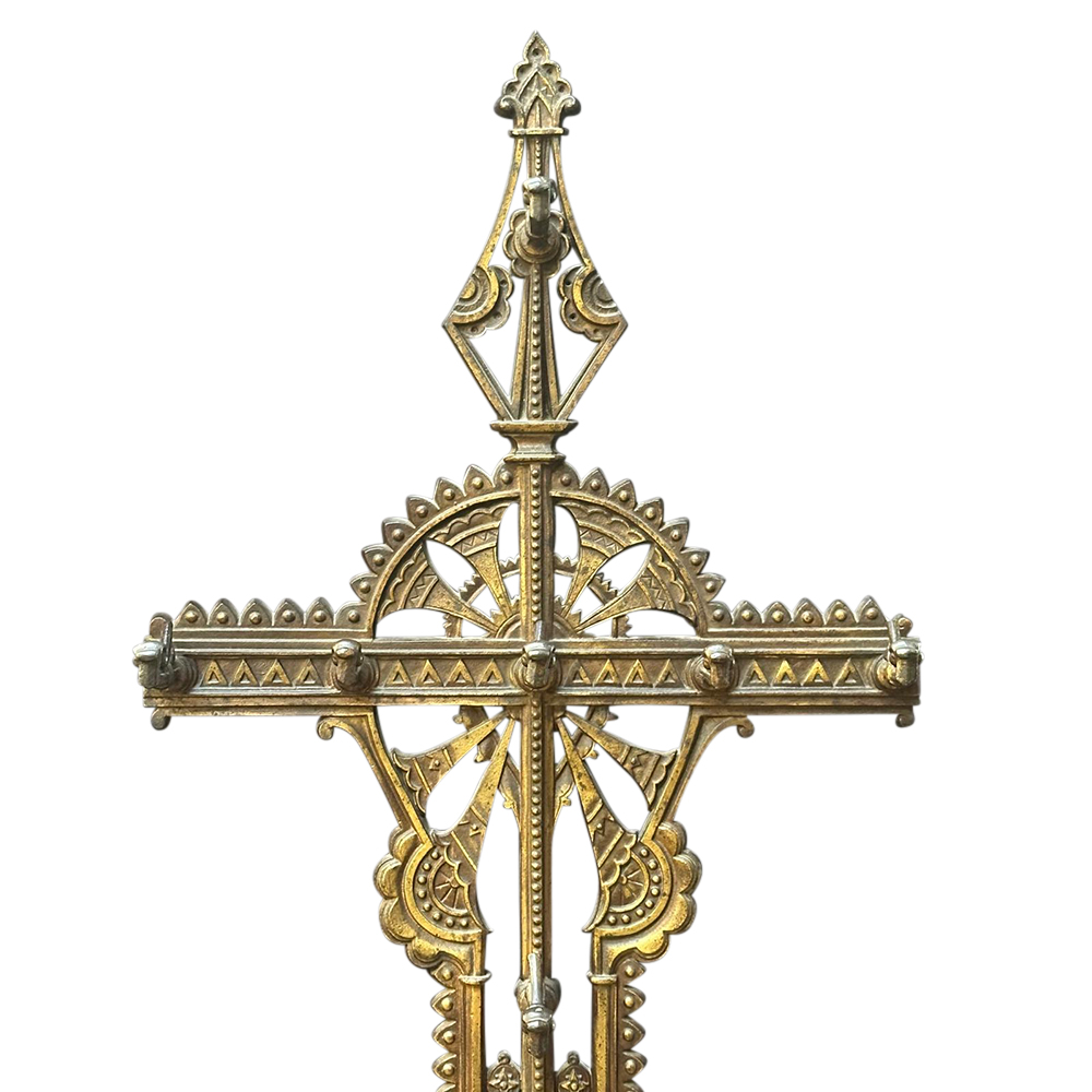 English cast iron hall stand c.1890