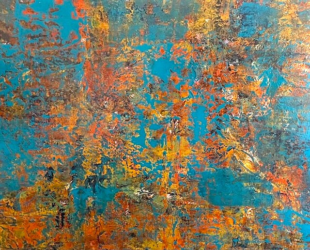 Passage to India painting by Lisa Dallarosa