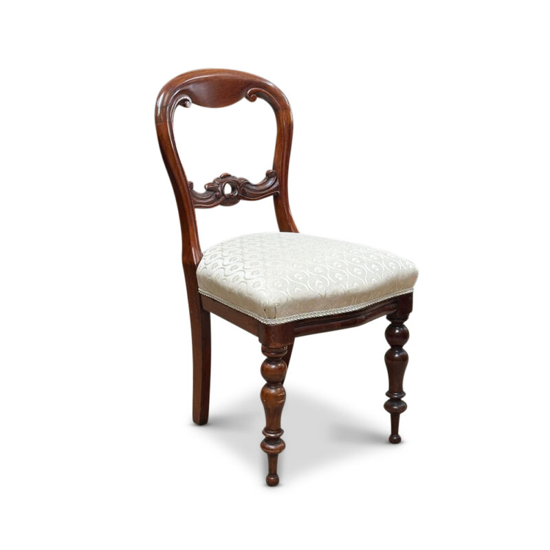 Set 5 Australian cedar dining chairs