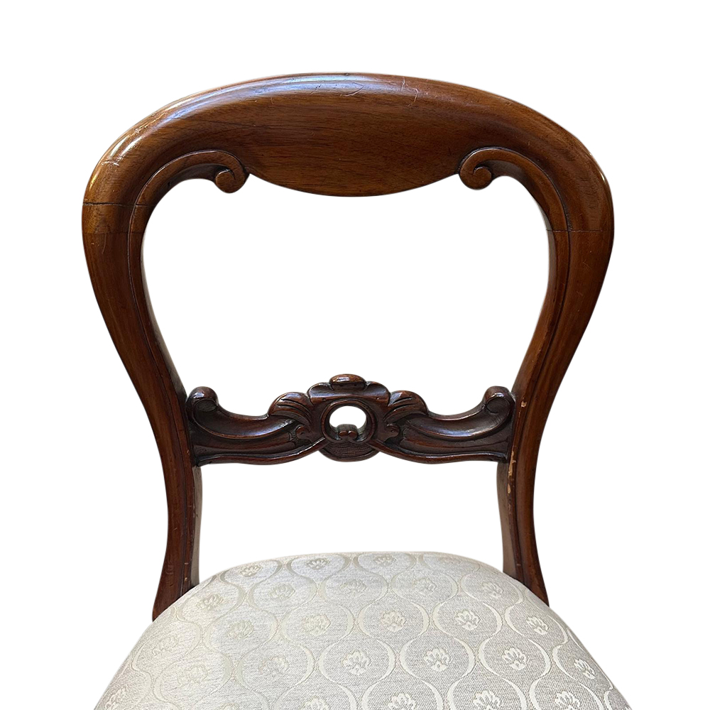 Set 5 Australian cedar dining chairs