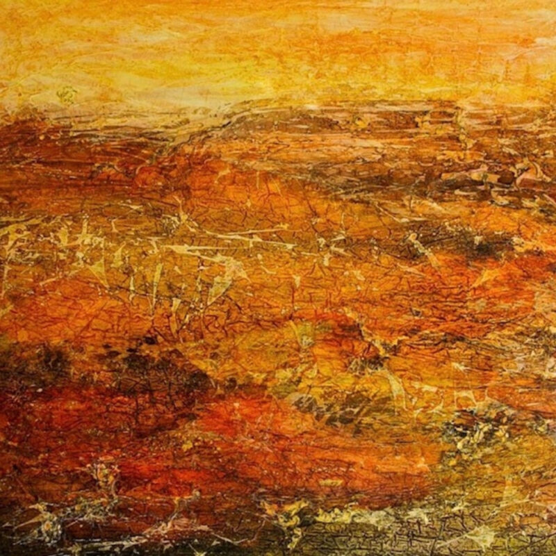 Sunburnt Country painting by Lisa Dallarosa